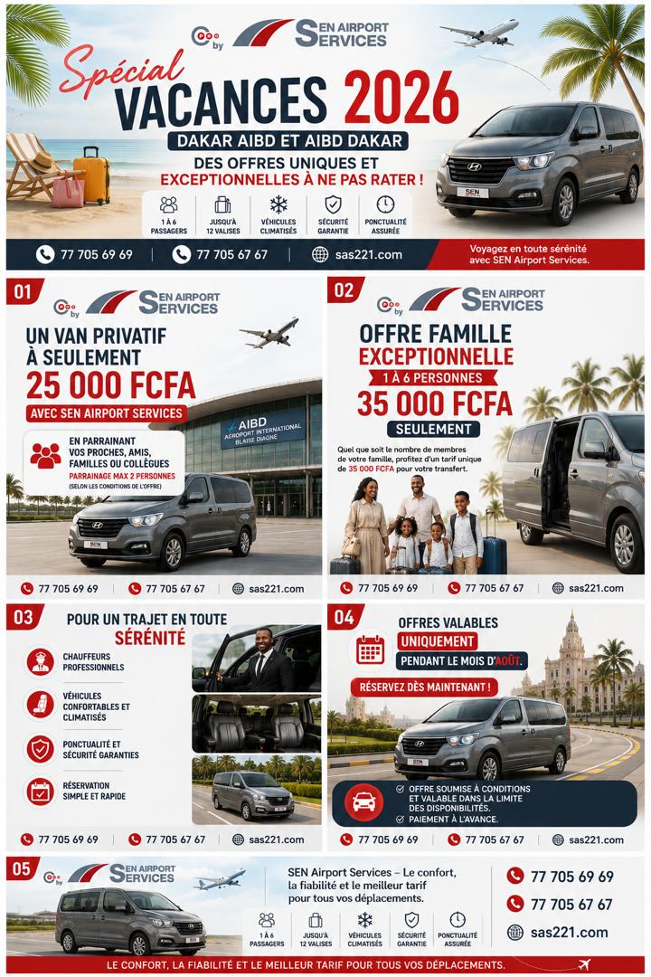 NOS OFFRES SPECIAL VACANCES 2026